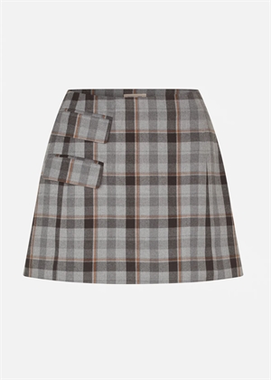 Shane skirt Grey Soft Check Baum Und Pferdgarten 